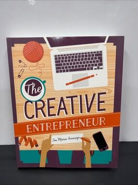 The Creative Entrepreneur Book - Purple & Orange Cover